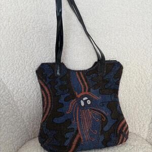 VINTAGE BEADED ART DECO BAG
